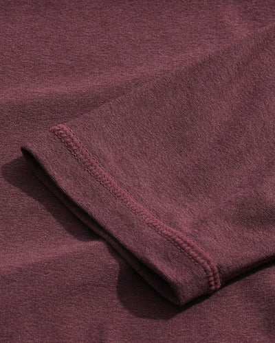 Long Sleeve Active Tee-Maroon-Detail2