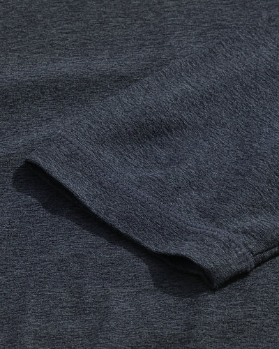 Long Sleeve Active Tee-Navy-Detail2