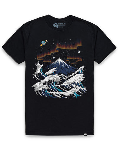 Aurora Heights Tee-Black-Regular-Mock--Model---L