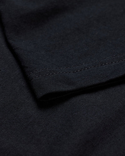 Basic Tee - No Logo-Black-Reg-Regular-Detail2--Model---L