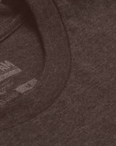 Basic Tee - Logo-Brown-Reg-Regular-Detail--Model---L