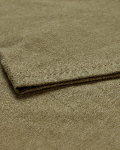 Basic Tee - Logo-Olive Green-Tall-Regular-Detail1--Model---L
