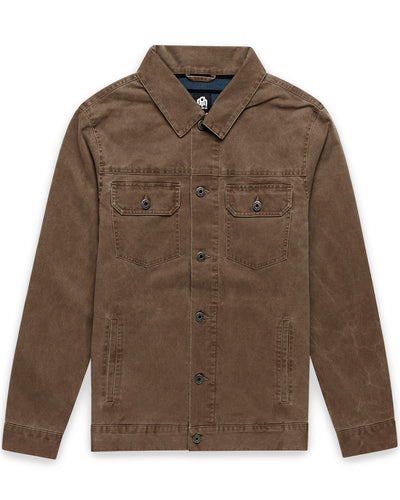 Tradesman Trucker Jacket - Non-Branded-Brown-Regular-Mock--Model---L