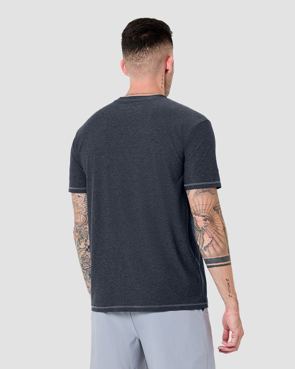 Active Tee-Navy-Tall-Regular-Back--Model---L