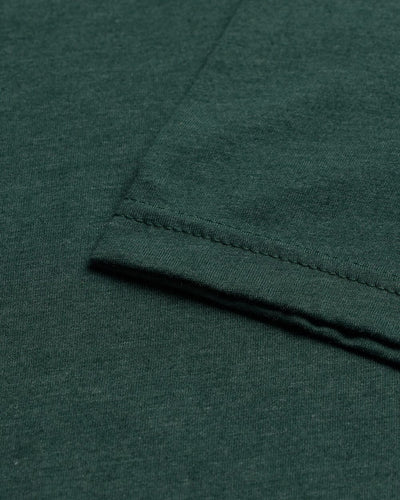 Basic Tee - No Logo-Forest Green-Reg-Regular-Detail2--Model---L
