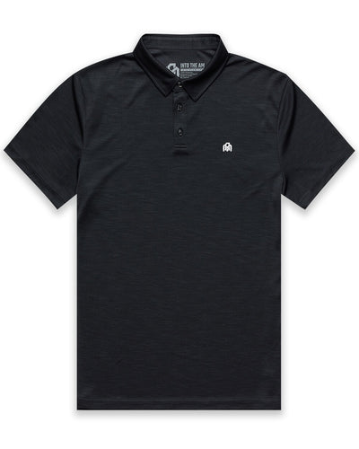 Performance Polo - Branded-Black-Regular-Mock--Alex---M