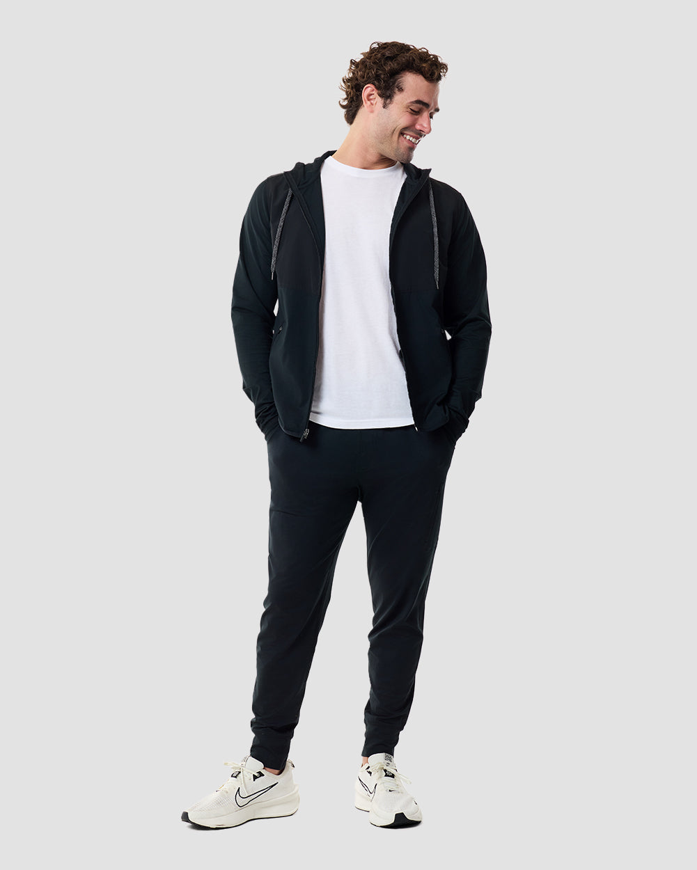 Daybreak Performance Jacket-Black-Regular-Full--Model---L