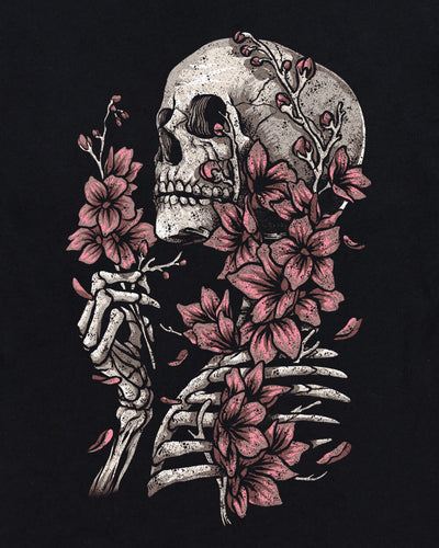 Eternal Blossom II Tank-Black-Regular-Swatch--Model---M