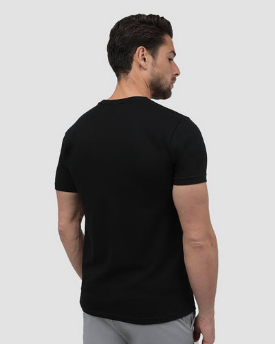Gleaming Octo Glow-in-the-Dark Tee-Black-Regular-Back--Model---L
