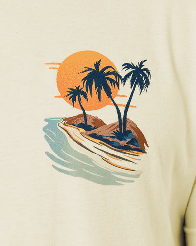 Golden Coast Vintage Tee-Vintage Natural-Regular-Detail--Model---L