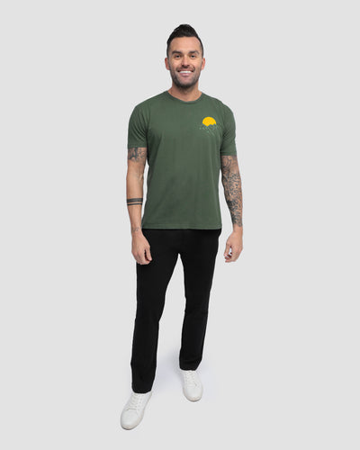 Golden Horizons Vintage Tee-Vintage Royal Pine-Regular-Full--Model---L
