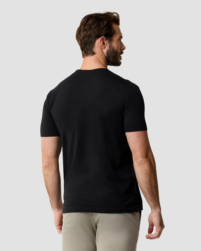 Aurora Heights Tee-Black-Regular-Back--Model---L