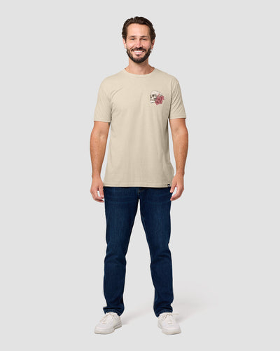 Eternal Blossom Tee-Cream-Regular-Full--Model---L