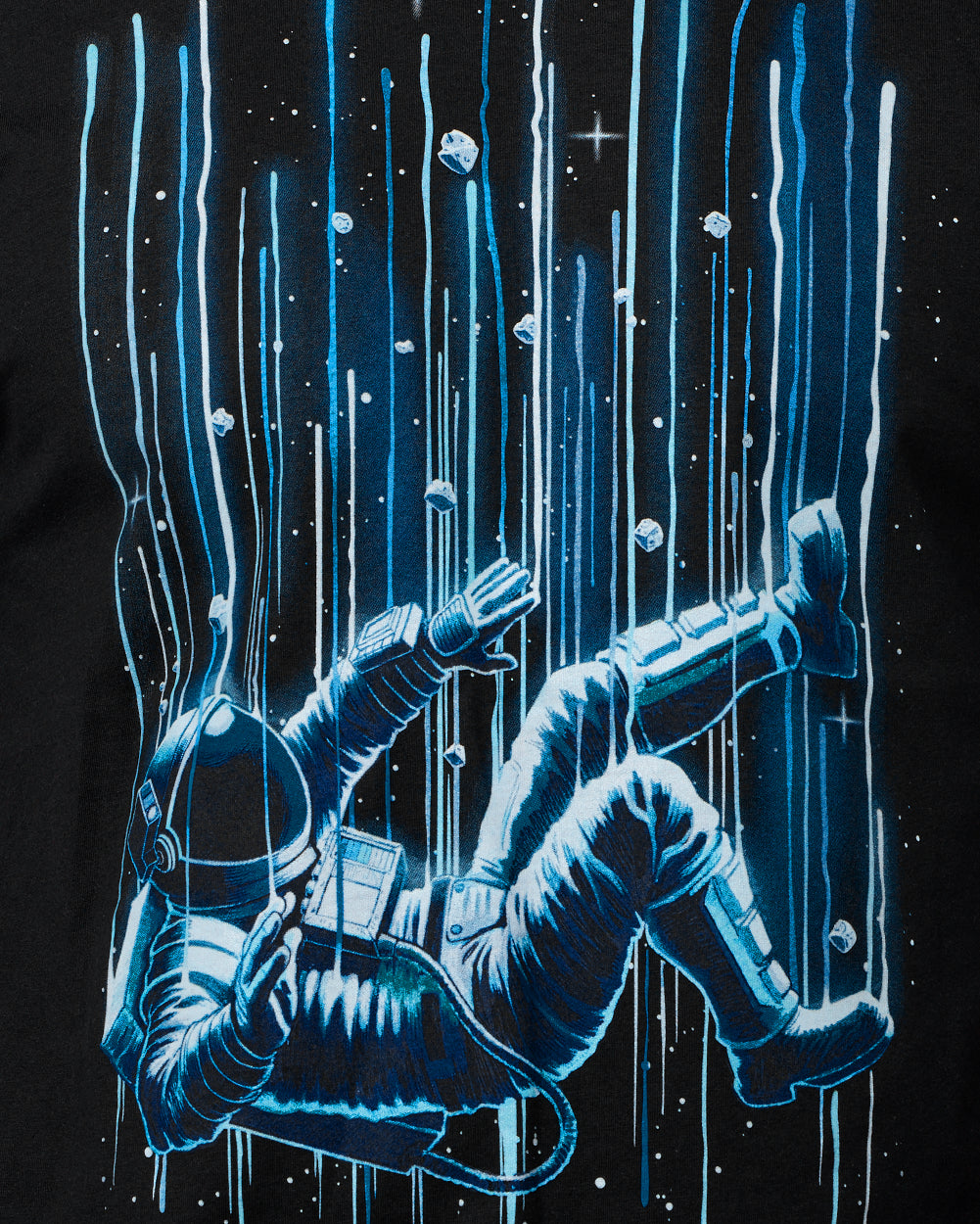 Gravity Break Glow-in-the-Dark Tee-Black-Regular-Macro--Model---L