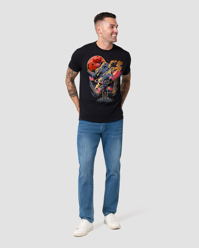 Impact Zone Tee-Black-Regular-Full--Model---L