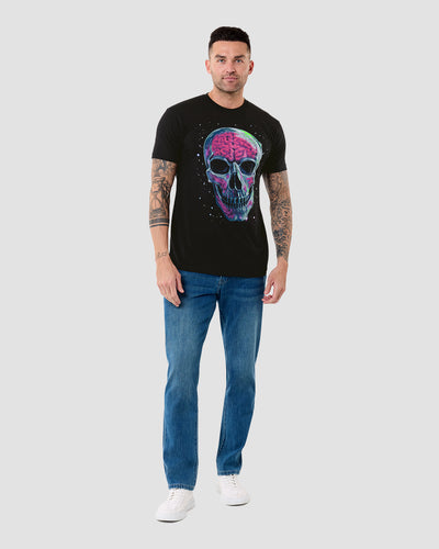 Mindshock Glow-in-the-Dark Tee-Black-Regular-Full--Model---L
