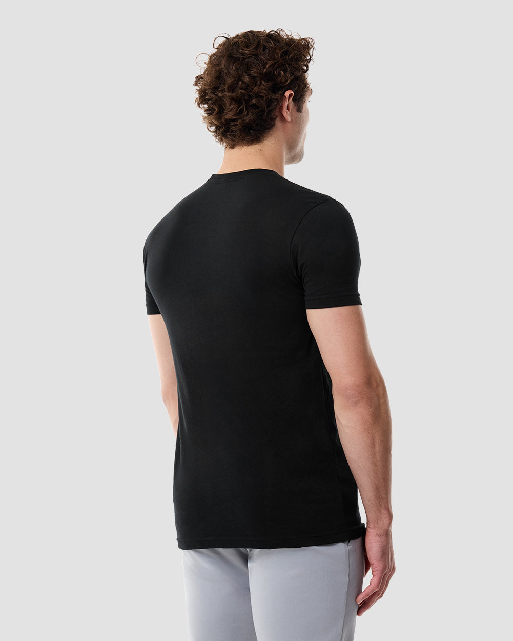 Molten Reign Glow-in-the-Dark Tee-Black-Regular-Back--Model---L