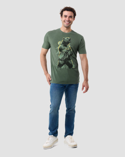 Primal Pines Vintage Tee-Vintage Royal Pine-Regular-Full--Model---L