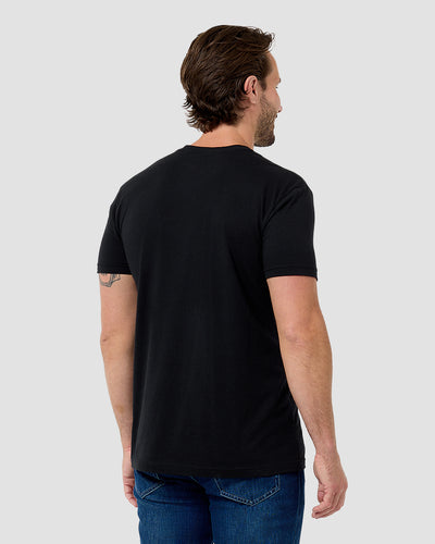 Stellar Flare Tee-Black-Regular-Back--Model---L