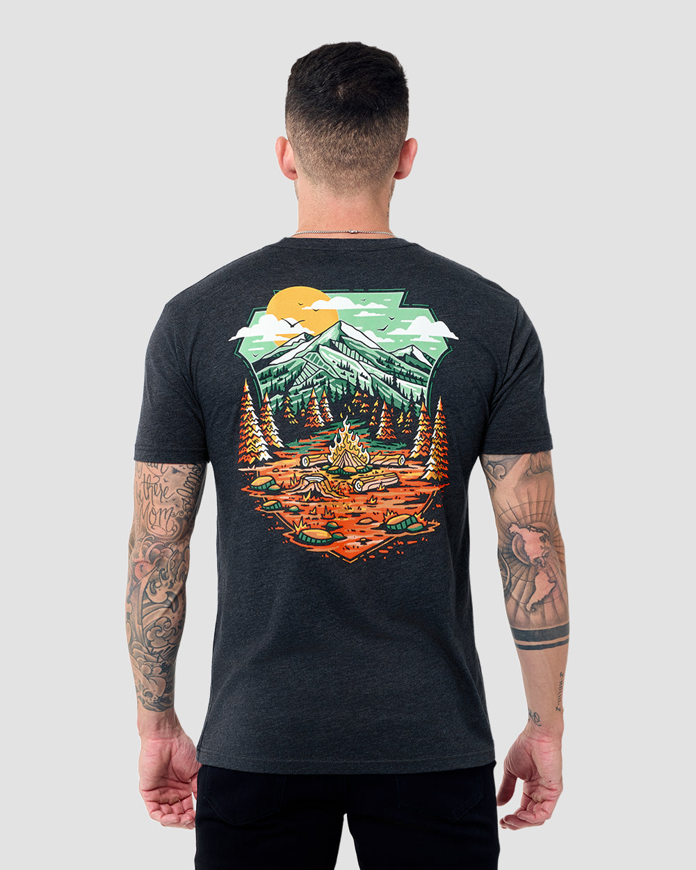 Wildlight Tee-Navy-Regular-Back--Model---L