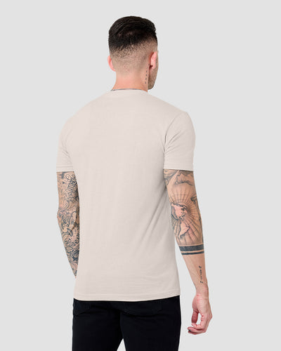 Sakura Sanctuary Tee-Ivory-Regular-Back--Model---L
