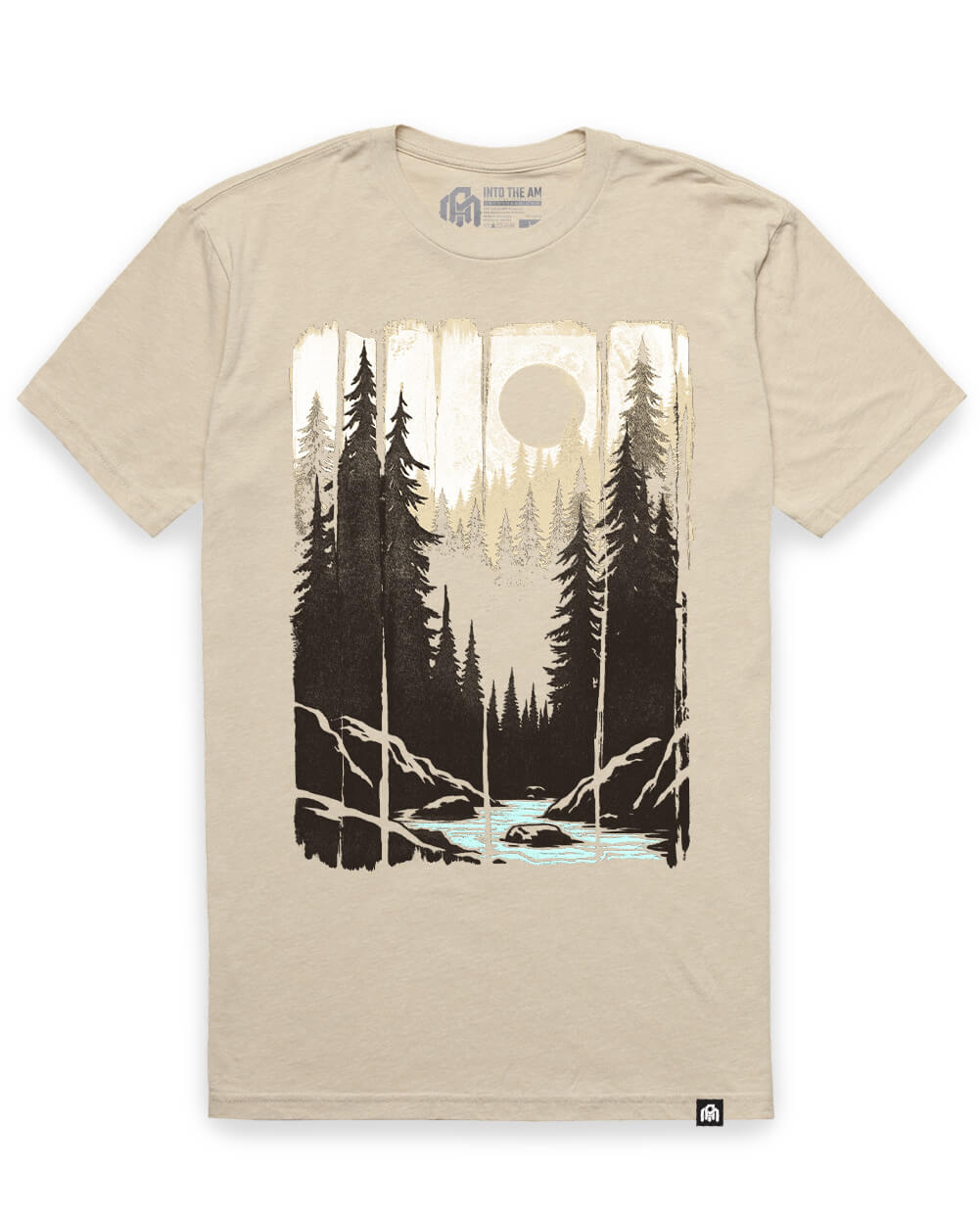 Hidden Creek Tee-Cream-Regular-Mock--Model---L
