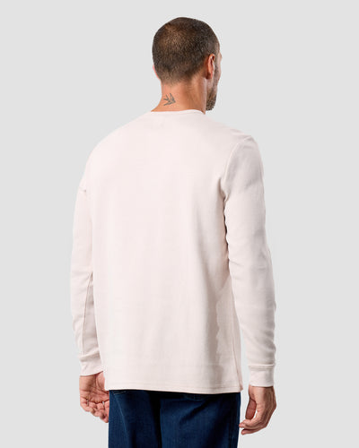 Long Sleeve Waffle Knit Henley-Beige-Deatil2--Model---M-Regular