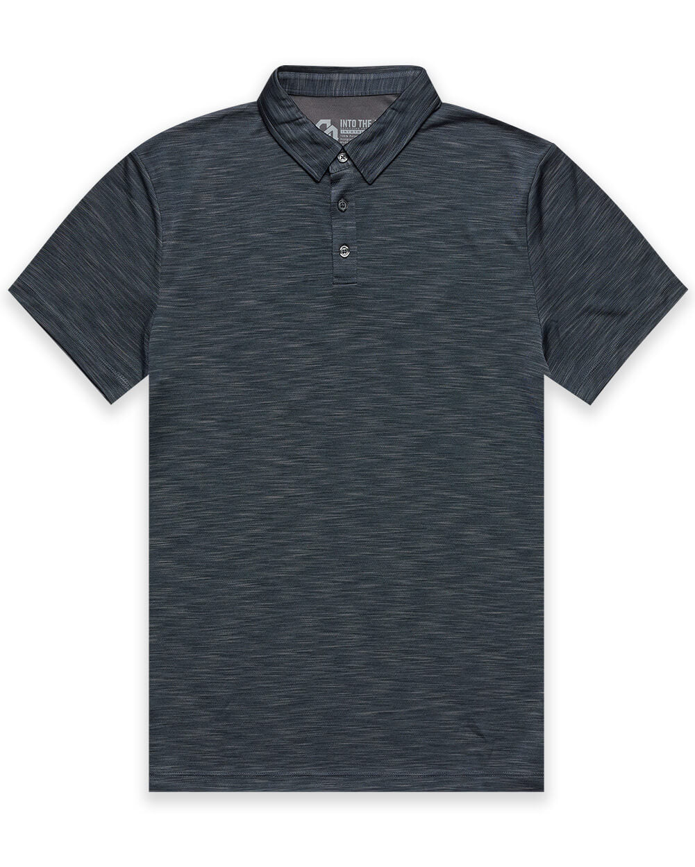 Performance Polo - Non-Branded-Charcoal-Reg-Regular-Mock--Alex---M