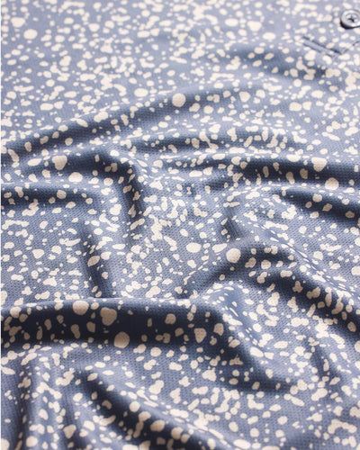 Performance Polo - Non-Branded-Indigo Splatter-Reg-Regular-Detail 2--Alex---M