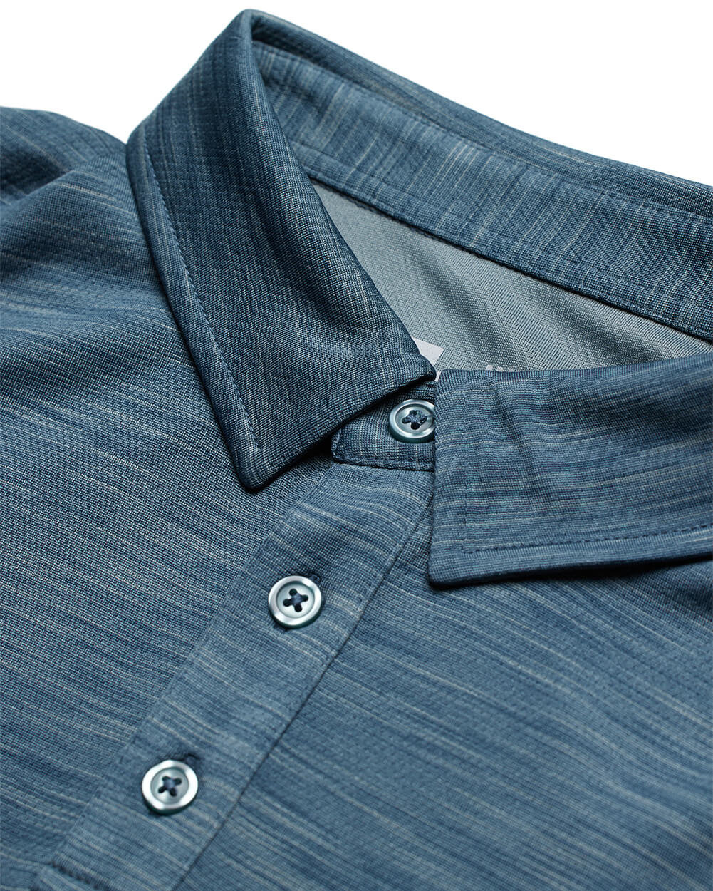 Performance Polo - Non-Branded-Indigo-Reg-Regular-Detail--Model---L