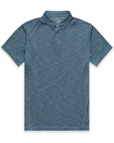 Performance Polo - Non-Branded-Indigo-Reg-Regular-Mock--Model---L