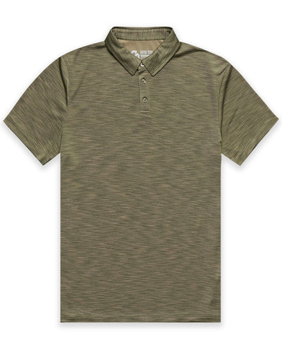 Performance Polo - Non-Branded-Olive Green-Reg-Regular-Mock--Alex---M