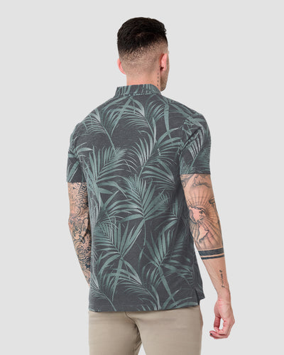 Pursuit Performance Polo-Midnight Jungle-Reg-Regular-Back--Model---L