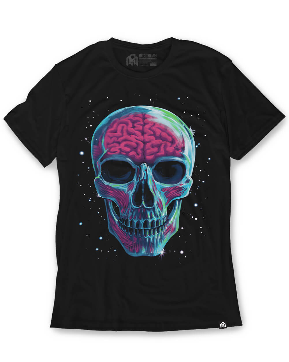 Mindshock Glow-in-the-Dark Tee-Black-Regular-Mock--Model---L