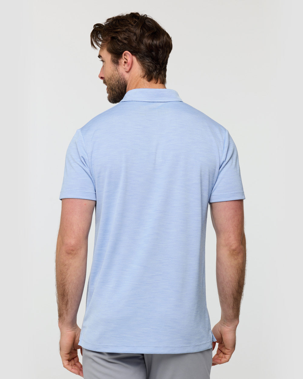 Performance Polo - Non-Branded-Columbia Blue-Reg-Regular-Back--Alex---M