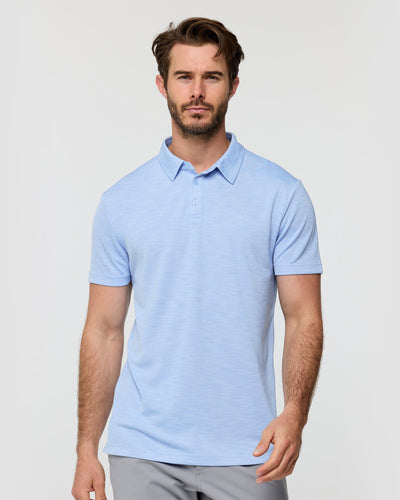 Performance Polo - Non-Branded-Columbia Blue-Reg-Regular-Front--Alex---M