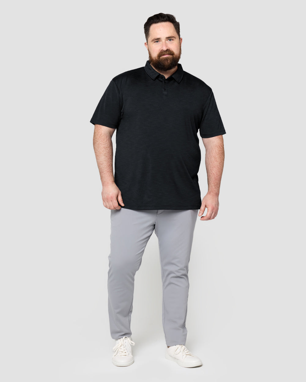 Performance Polo - Non-Branded-Black-Reg-Full--Ross---2XL