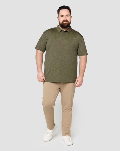Performance Polo - Non-Branded-Olive Green-Reg-Full--Ross---2XL
