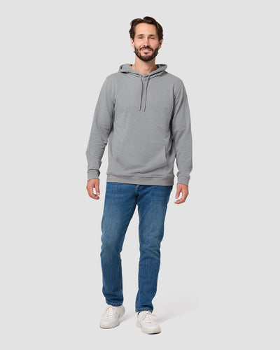 Pullover Hoodie (Classic Pocket) - Non-Branded-Grey-Regular-Full--Model---L