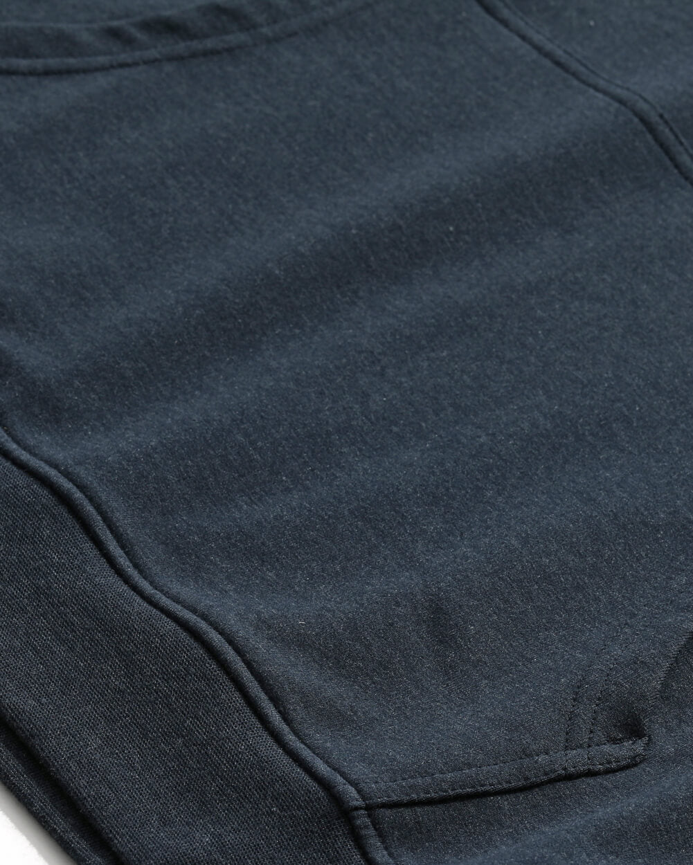 Pullover Hoodie (Classic Pocket) - Non-Branded-Navy-Regular-Detail--Model---L