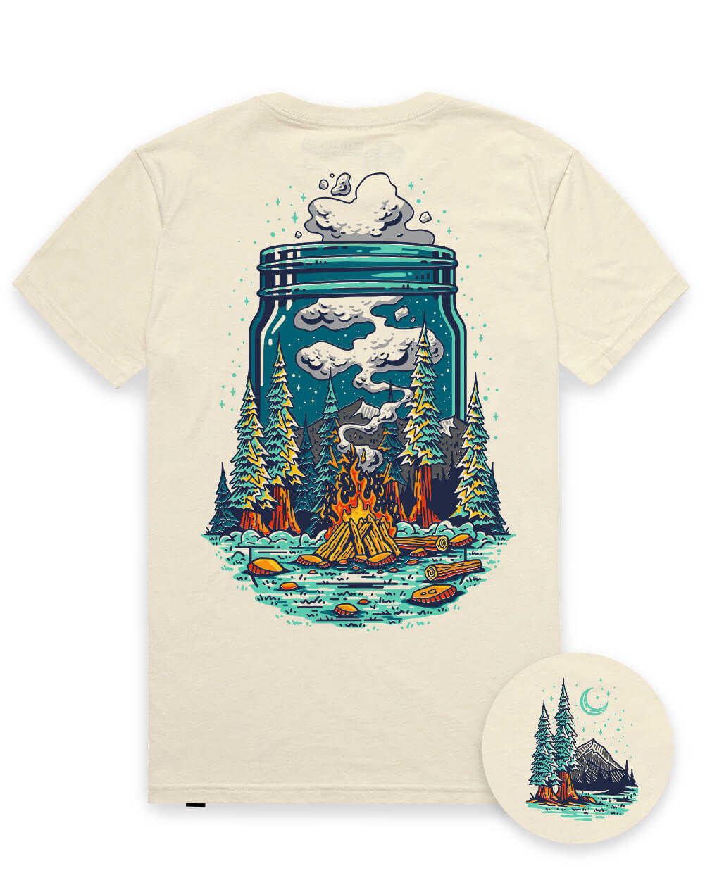 Wild Retreat Tee-Natural-Regular-Mock--Model---L