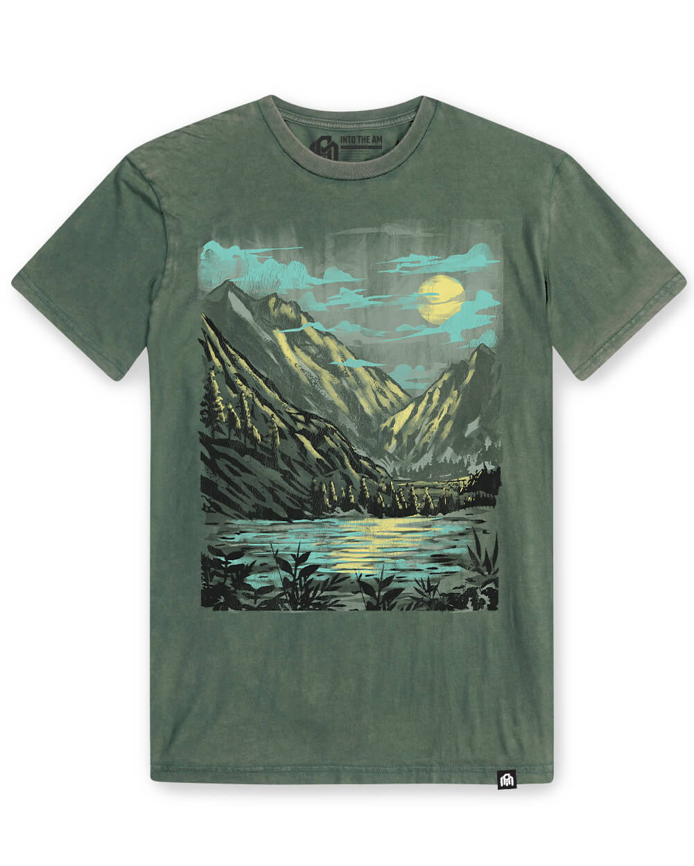 Wildscape Vintage Tee-Vintage Royal Pine-Regular-Mock--Model---L
