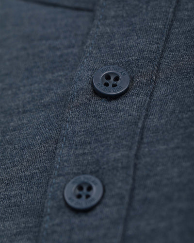 Essential Henley Tee-Navy-Detail 2