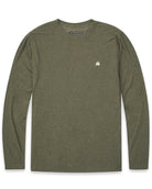 Long Sleeve Active Tee - Branded-Olive Green-Mock