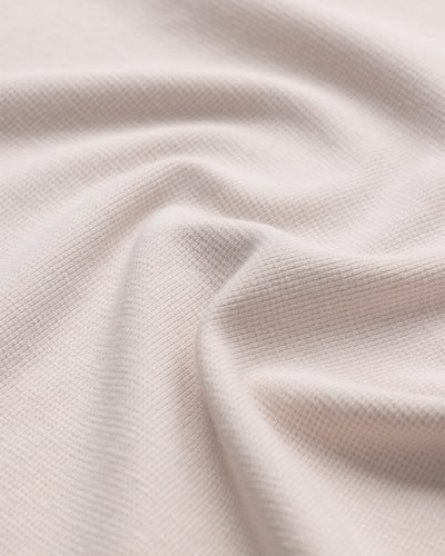 Long Sleeve Waffle Knit Crew - Non-Branded-Beige-Regular-Detail--Model---L