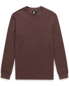 Long Sleeve Waffle Knit Crew - Non-Branded-Brown-Regular-Mock--Zac---L