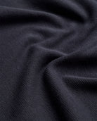 Long Sleeve Waffle Knit Crew - Non-Branded-Charcoal-Regular-Detail--Model---L