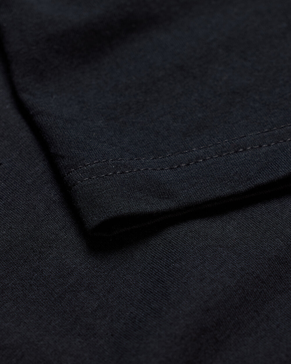 Basic Tee - No Logo-Black-Tall-Regular-Detail2--Model---L