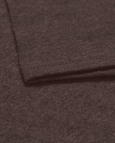 Basic Tee - Logo-Brown-Tall-Regular-Detail1--Model---L