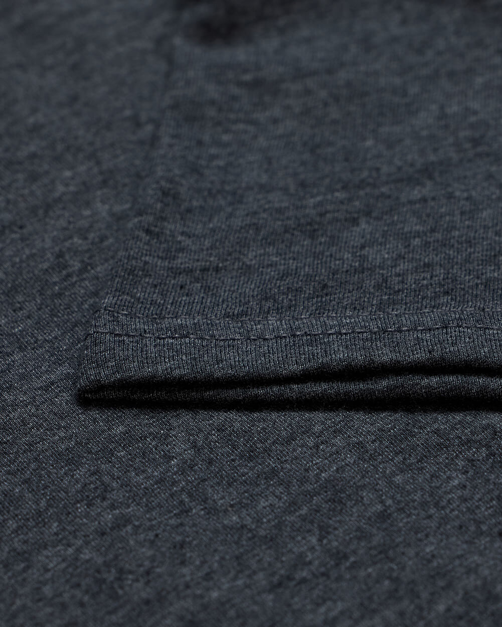 Basic Tee - Logo-Charcoal-Tall-Regular-Detail1--Model---L
